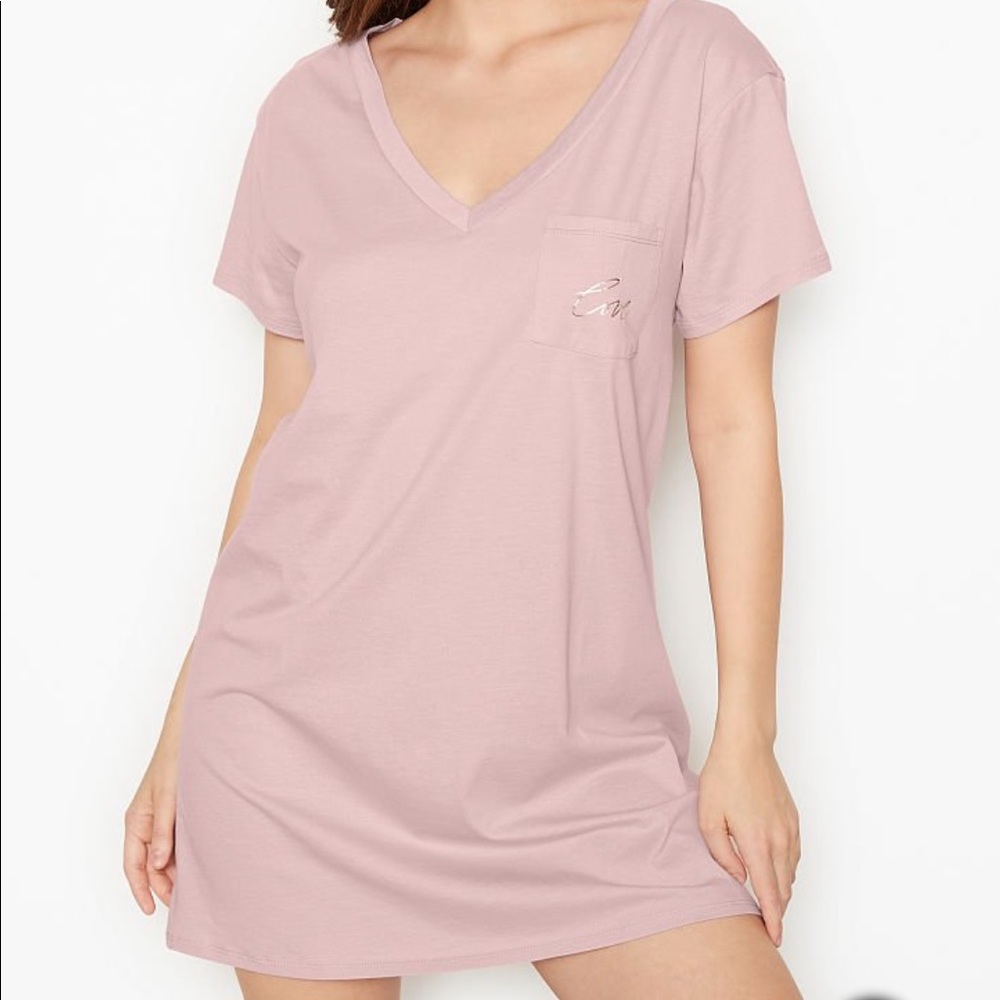 VICTORIA'S SECRET
Lightweight Pima Cotton V-neck Sleepshirt